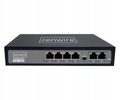 Switche Zenwire POE 1024 (6x10/100 Mbps)
